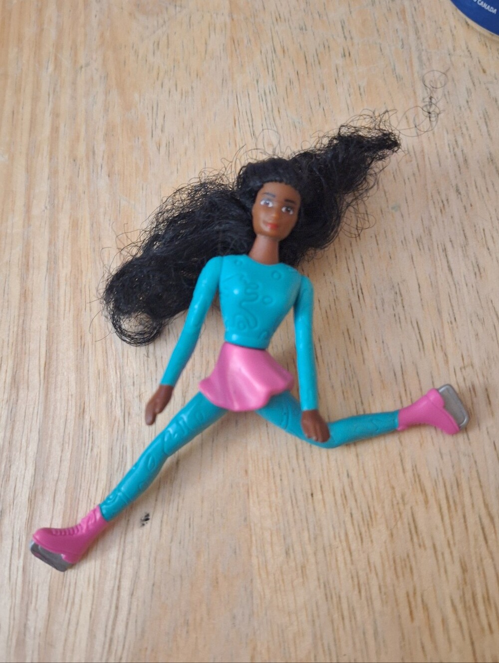 4/20$ 1994 McDonald’s Barbie Happy Meal Toy Ice Skatin’ #8 Mattel